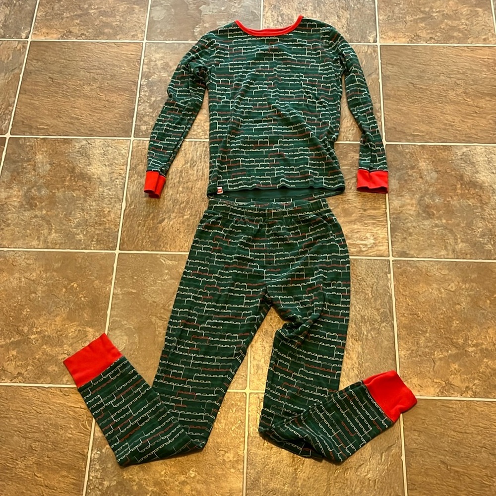 Lego pajama set, size 14 kids